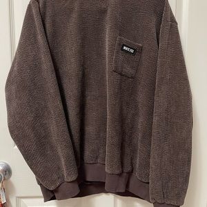 White Fox Brown Oversized Jumper Sweater Like New size S/M Womens